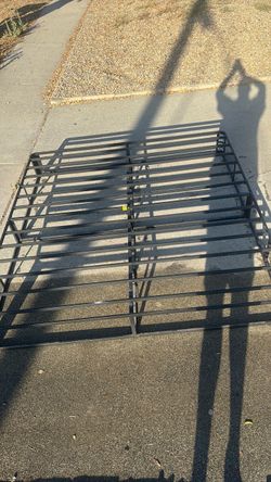 (Ashley’s)King size bed frame with cover