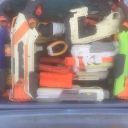 Huge Lot Of Nerf Guns
