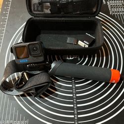 Title: GoPro HERO12  Bundle – Case, Grip, Batteries,  (No Headband)