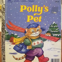 A Little Golden Book #302-55 "Polly's Pet" 1984