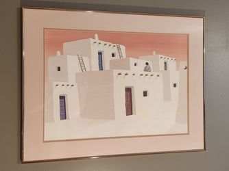 Hiatt “Summer Pueblo” - Original Signed Fine Painting