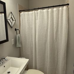 Curtain, Liner, And Rod 