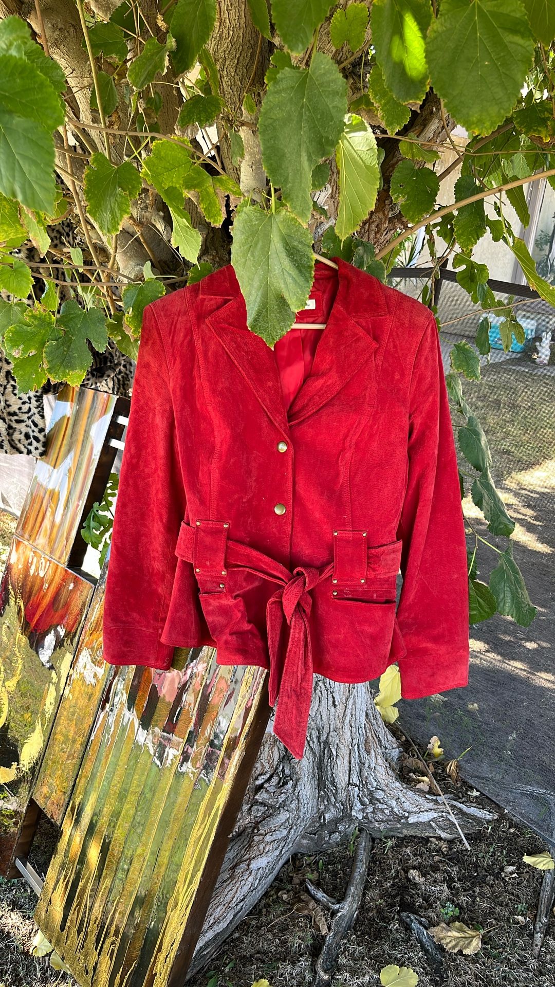 Leather Jacket By Yvonne & Marie