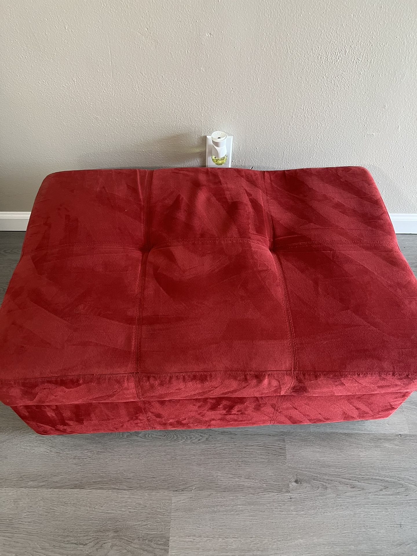 Red Ottoman