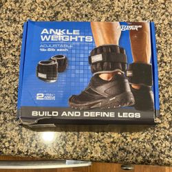Fitness Gear Adjustable Ankle Weights 1-5 lb Each. New Never Used. Cash Only Northeast Richland County Non Smoking Home