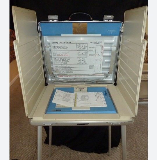 Voting Machine 2000 Presidential Election 