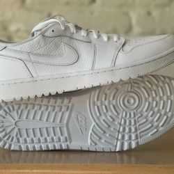 Air Jordan 1 Retro Men Size 14 W Extra Laces Triple White New 