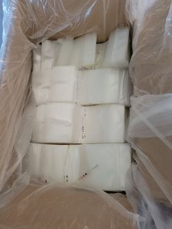 Clear storage pouches