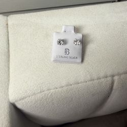 Silver Sterling Stud Earrings