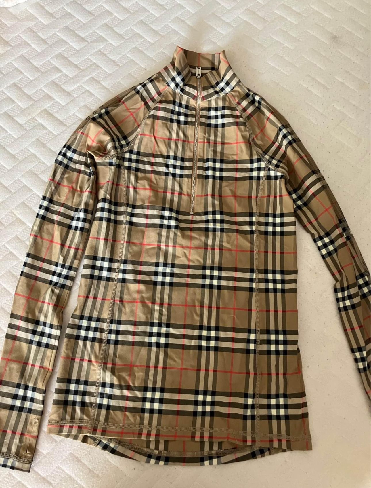 Burberry Zip Up Top