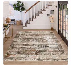 HUGE area rug 7x10 LIKE NEW