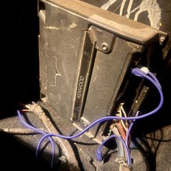 Sun Down 12” Custom Box And Kenwood Amp