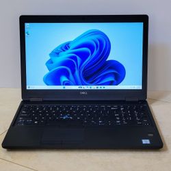 Dell Precision Laptop, 15.6" FHD 1080P, Intel Core VPro i5,SSD, USB-C ,HDMI, Windows 11 Pro - Excellent Condition -Very  Fast and Durable 