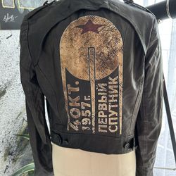 Edun Genuine Leather Jacket 