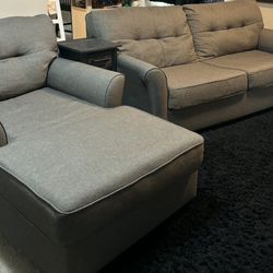 Dark Brown Sofa,loveseat and Chase