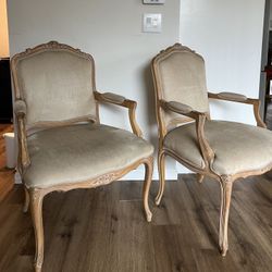 Set Of Two Armchairs Vintage 