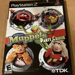 Jim Henson's Muppets: Party Cruise (Sony PlayStation 2) Factory Sealed