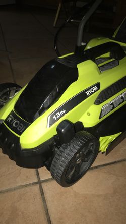 Ryobi electric lawnmower
