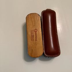 2 Old Shoeshine brushes