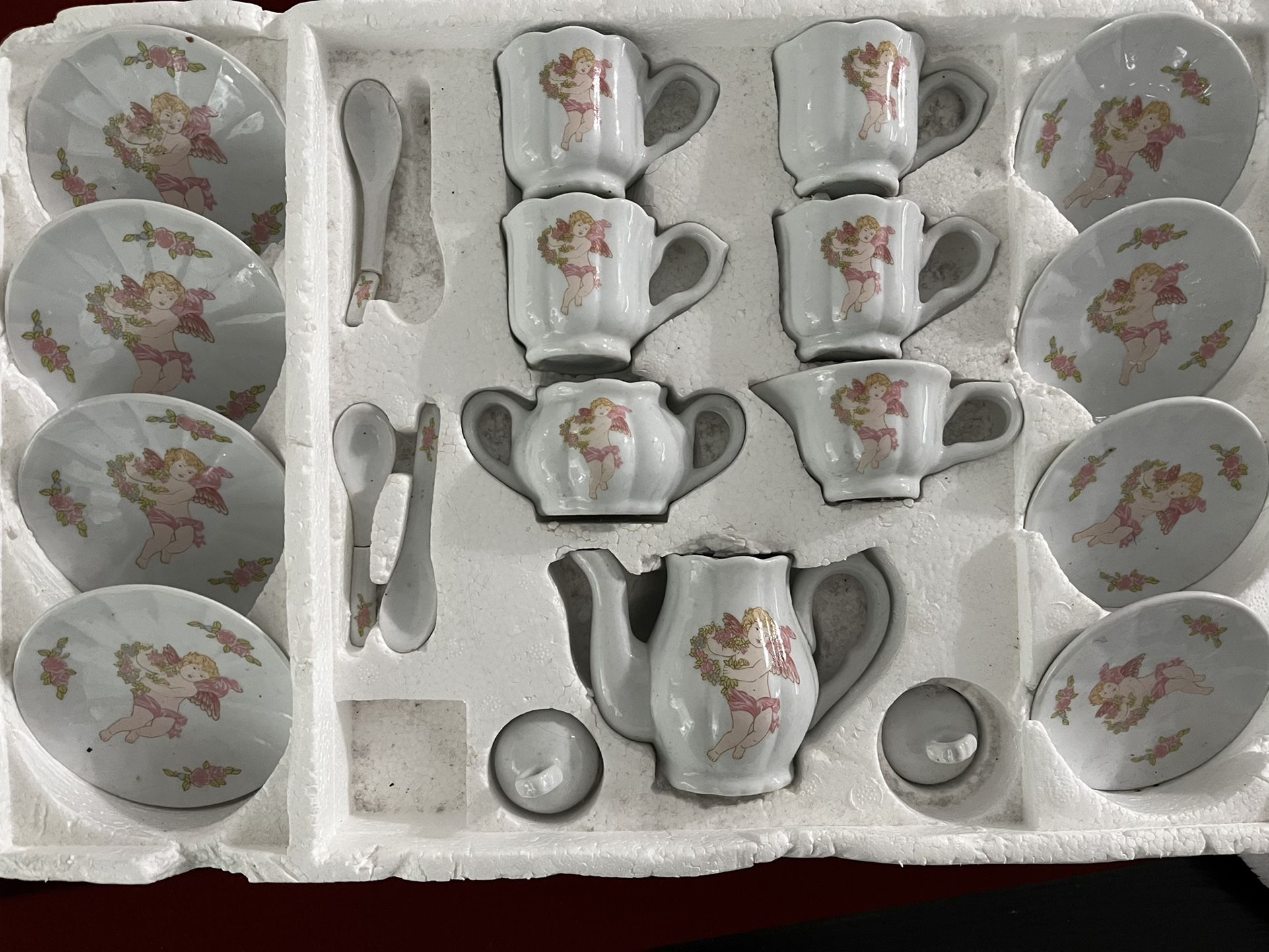 Little Girl’s Play Tea Set