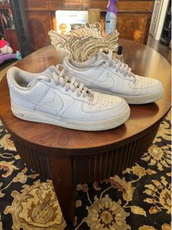 White Air Force Ones in great condition! (size 13)