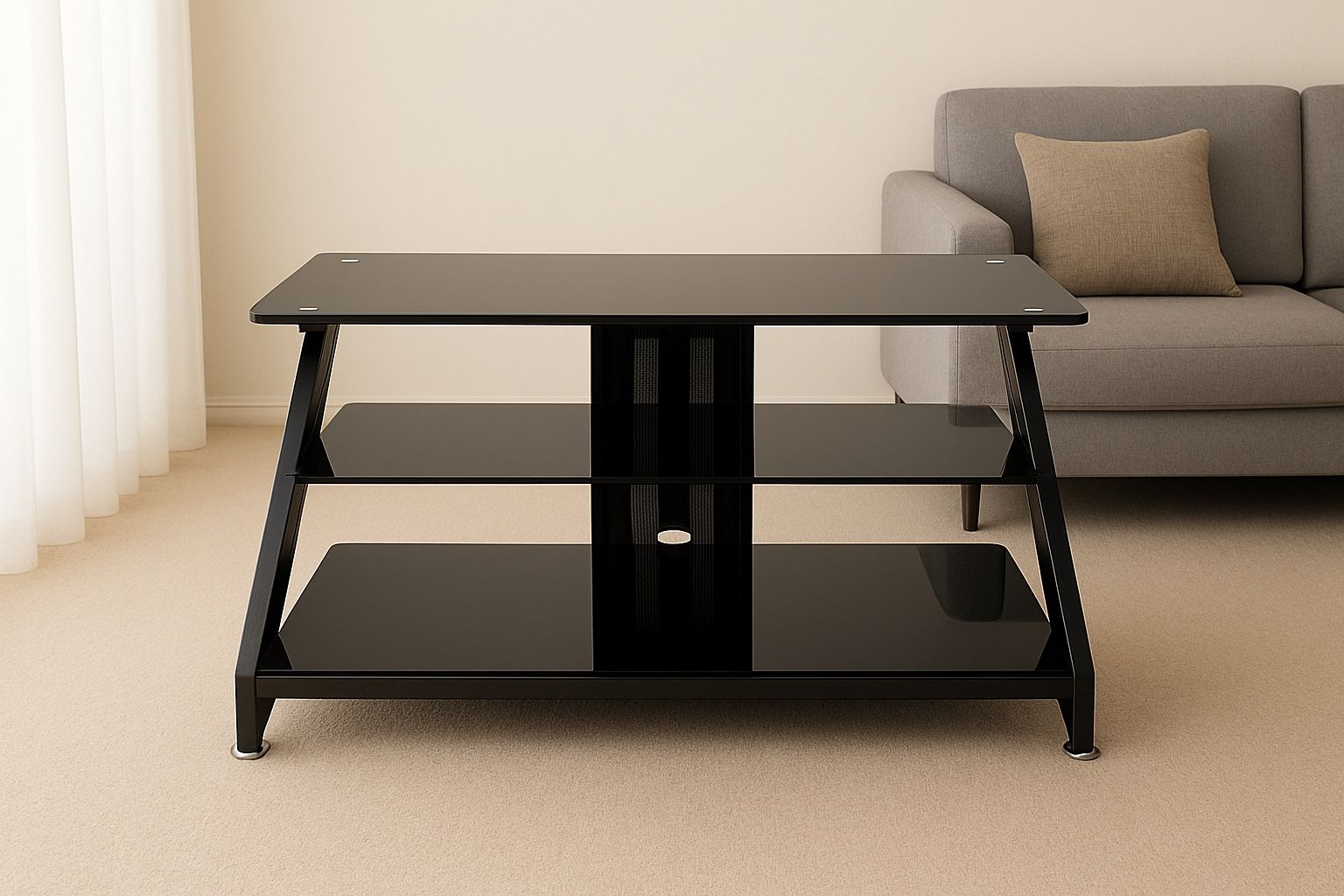 Black TV Stand