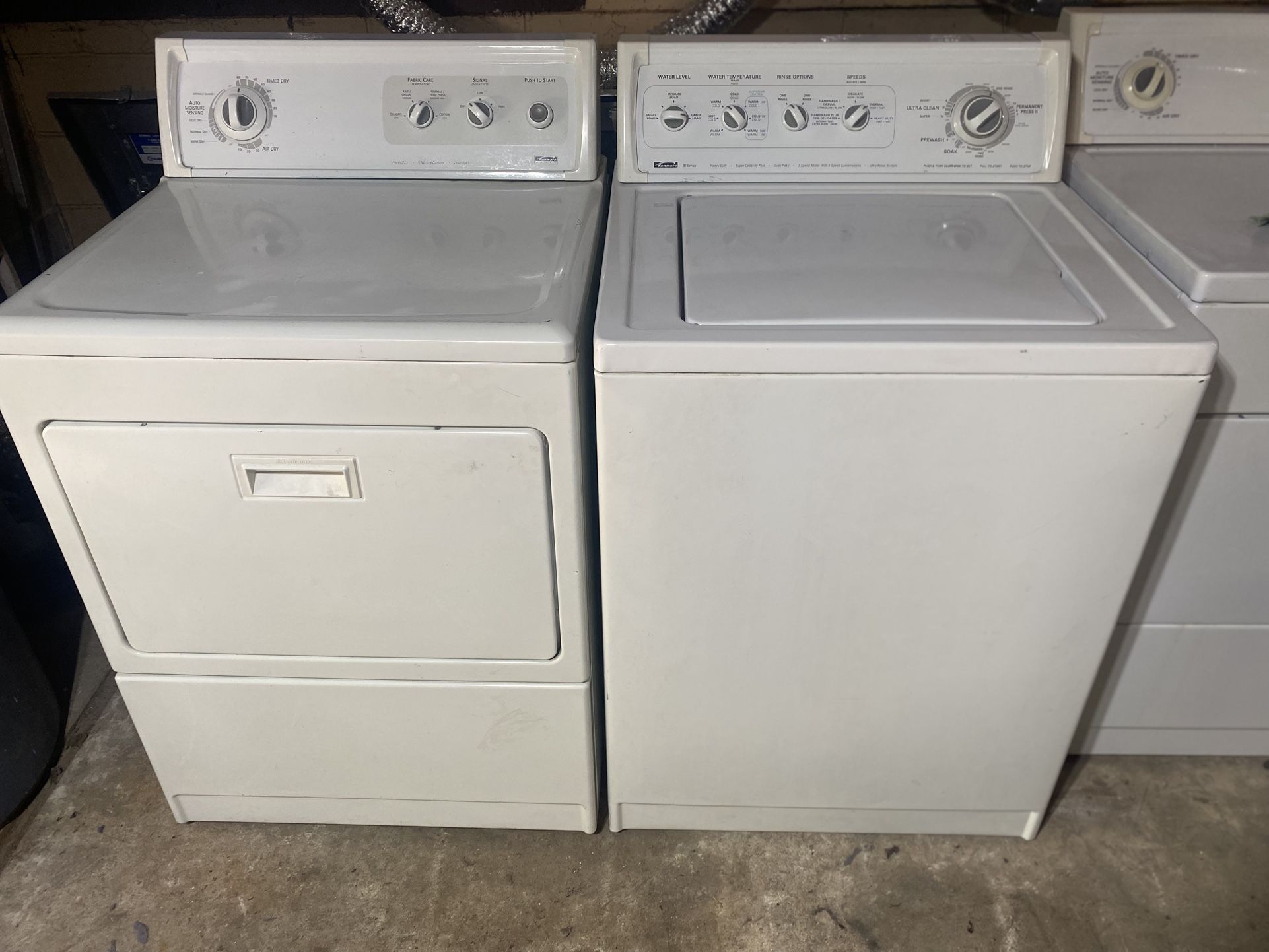 Matching Kenmore Heavy Duty Washer And Dryer Set