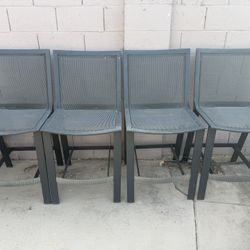 Brown Jordan Parkway Mesh Barstools 4 Total 
