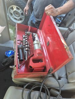 Milwaukee Angle Drill And Bits