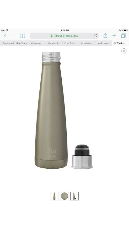 Sip 15 oz insulated water bottles