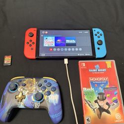2021 Nintendo Switch Oled + Controller + Games