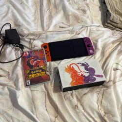 Nintendo Switch Oled Pokémon Scarlett Violet Edition 