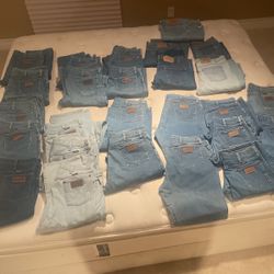 Wrangler Jeans / Levi Jeans …$275. For All 22 Pair