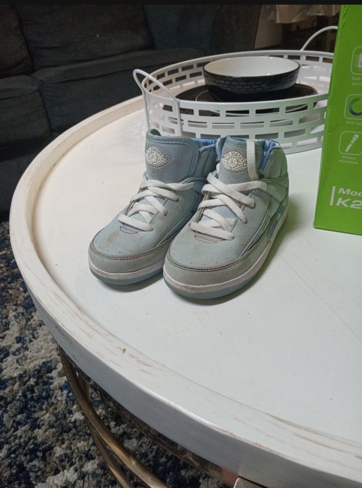 Light blue boy Nikes