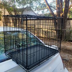 Wire Cage Single Door: L 24 in × W 17 in × H 19