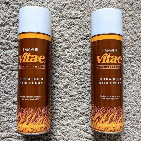 NEW Lamaur Vita/E ultra hold hair spray 14.2oz 500mL cans canisters