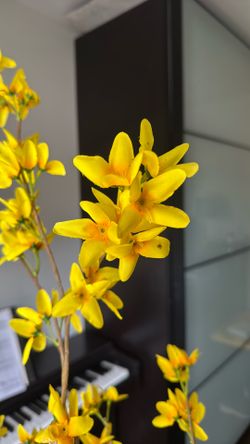 Fake Yellow Tree Home Decor