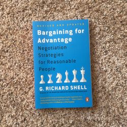 Bargaining For Advantage Book 