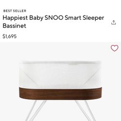SNOO smart sleeper Baby Bassinet