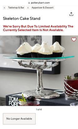 Pottery Barn Skeleton Hand Tray