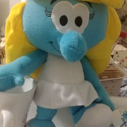 💙💛Cute Stuffed Smurfette Plush💙💛