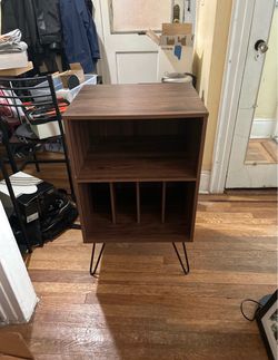 Novogratz Record Player Stand with Vinyl Storage