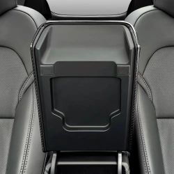Brand New 2025-2026 Tesla Model Model Y Juniper Real Carbon Fiber Center Console Armrest Box Cover Trim