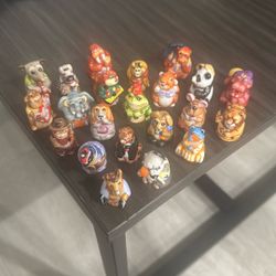 Franklin Mint Woodzeez Porcelain Thimbuls