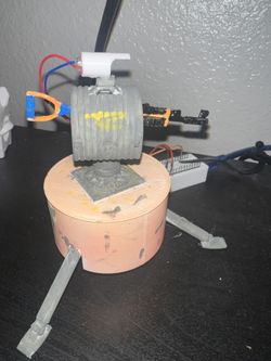 Rust Game Turret. (Moves And Has Laser)