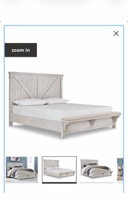 Queen bed frame $350