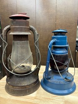 Two vintage lanterns for sale