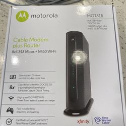 Motorola MG 7315 Cable Modem Plus Router