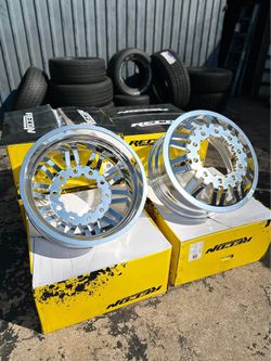 new dually wheels and tires