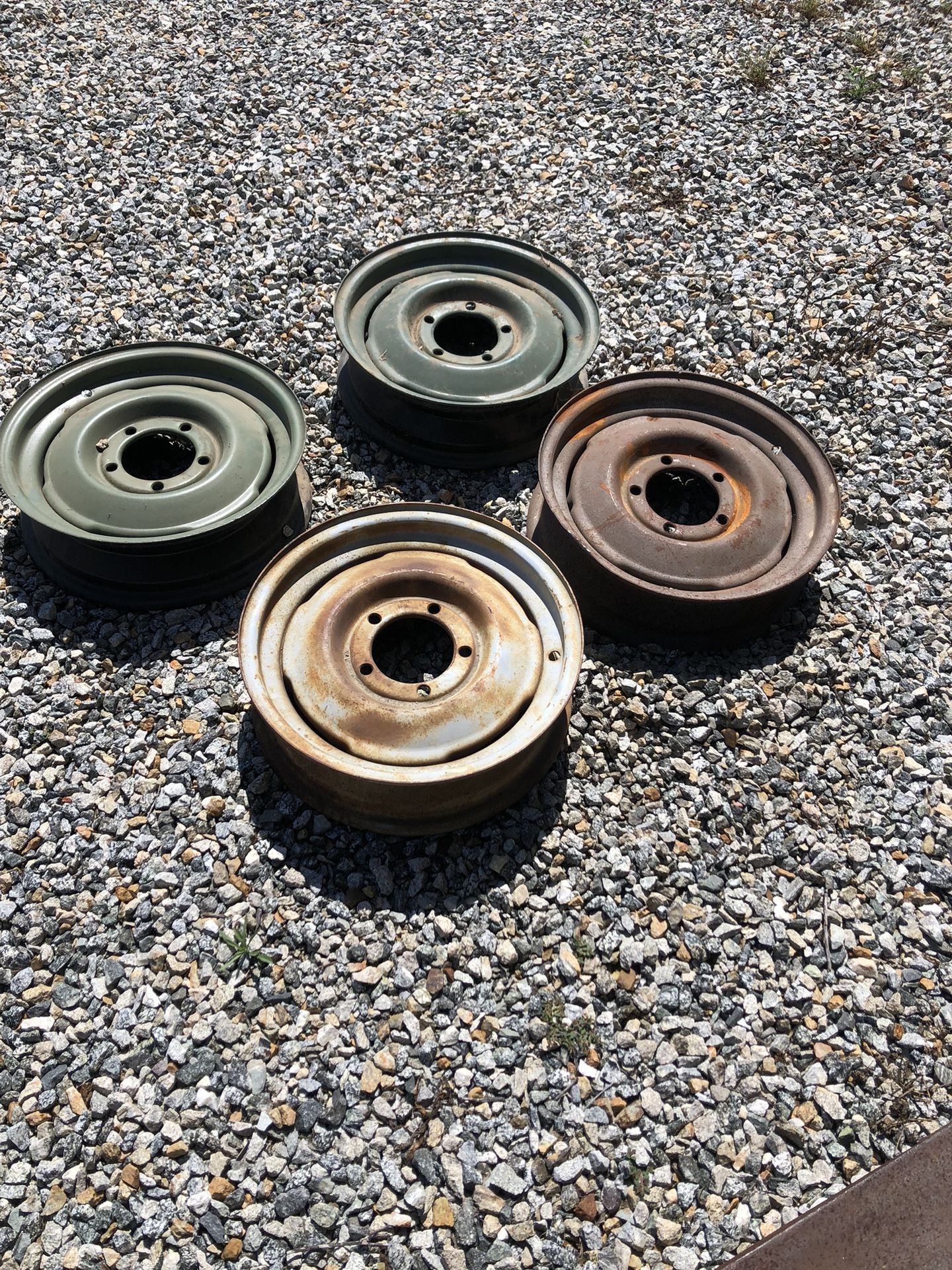 Early Willys & Jeep Wheels 4 1/2 X 16